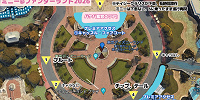 プラザ/キャッスル・フォアコートの停止位置マップ（ミニー@ファンダーランド2026）| キャステル | CASTEL ディズニー情報