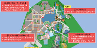 USJ25周年フード販売場所マップ（食べ歩きフード）| キャステル | CASTEL ディズニー情報