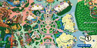 パーク内の喫煙所の地図| キャステル | CASTEL ディズニー情報