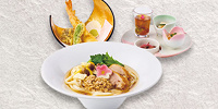 阿波尾鶏と肉味噌うどん御膳| キャステル | CASTEL ディズニー情報
