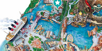 ケープコッド・コンフェクションの地図| キャステル | CASTEL ディズニー情報