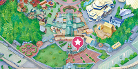 メインエントランス・インフォメーション＆チケットブースの地図| キャステル | CASTEL ディズニー情報