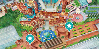 チケットブース・ノース／チケットブース・サウスの地図| キャステル | CASTEL ディズニー情報