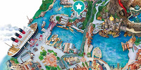 ケープコッドの地図| キャステル | CASTEL ディズニー情報