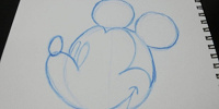 ミッキーの書き方ステップ⑧| キャステル | CASTEL ディズニー情報
