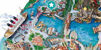 ヴィレッジ・グリーティングプレイスの地図| キャステル | CASTEL ディズニー情報