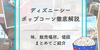 ディズニーシーのポップコーン| キャステル | CASTEL ディズニー情報