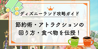 【2025年11月】ディズニーランド攻略ガイド！節約術・アトラクションの回り方・食べ物を伝授！