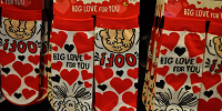 スヌーピー「BIG LOVE FOR YOU」ソックス| キャステル | CASTEL ディズニー情報