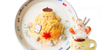 ポムポムプリンのオムライス チキンのクリームソース デザートカップ付き| キャステル | CASTEL ディズニー情報