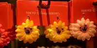 ミッキーモチーフのお花のピアス(イエロー)| キャステル | CASTEL ディズニー情報
