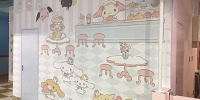 シナモロールドリームカフェの壁| キャステル | CASTEL ディズニー情報