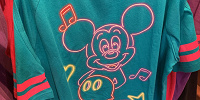 ミッキーネオンTシャツ（ブルー）| キャステル | CASTEL ディズニー情報