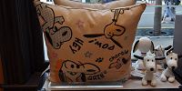 スヌーピーグッズ「LOVEable VINTAGE snoopy」／クッション| キャステル | CASTEL ディズニー情報