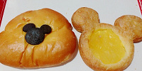 クリームパン（左270円）アップルカスタードデニッシュ（右330円）| キャステル | CASTEL ディズニー情報