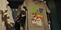 ペット2デザインのTシャツ／グレー| キャステル | CASTEL ディズニー情報
