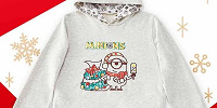 MINION MERRY CHRISTMASパーカー（スパンコールツリー）| キャステル | CASTEL ディズニー情報