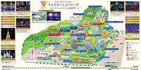 足利フラワーパークのイルミネーションマップ| キャステル | CASTEL ディズニー情報