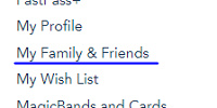 「My Family & Friends」をクリック| キャステル | CASTEL ディズニー情報