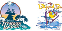 タイフーンラグーンとブリザードビーチのロゴ| キャステル | CASTEL ディズニー情報