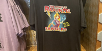 ラプンツェルTシャツ（ブラック）| キャステル | CASTEL ディズニー情報