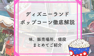 【2026年1月更新】ディズニーランドポップコーンの味＆販売場所地図付き解説！値段やバケット情報も！