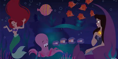 【ディズニー】リトル・マーメイドに登場するヴァネッサの正体とは？キャラクター紹介やトリビアなど！