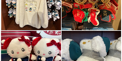 【2025】ユニバのクリスマスグッズまとめ！聖歌隊キティ、スヌーピー、モッピー、ハリーポッターのホリデーグッズが登場