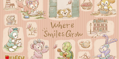 【7/1〜】夏のダッフィー&フレンズグッズ「ウェア・スマイルズ・グロウ」発売決定！スーベニア付きメニューも発売！