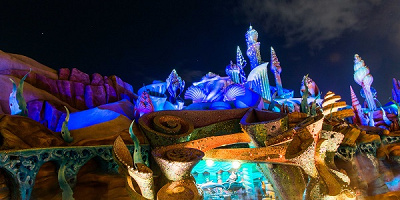 リトルマーメイドの世界☆ディズニーシー「マーメイドラグーン」の背景