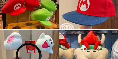 【2026】ユニバのマリオキャラクター被り物70点まとめ！カチューシャ、ぬいぐるみハット、帽子の種類と値段