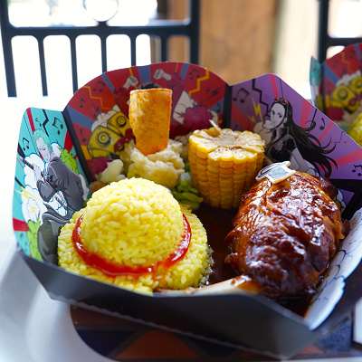 Usj ワンピースコラボレストラン22 ルフィのでっかい骨付き肉メシ キャステル Castel ディズニー情報