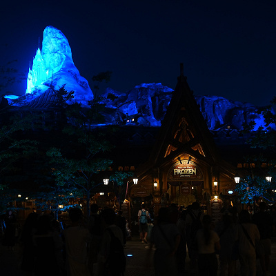 フローズンキングダムの夜景