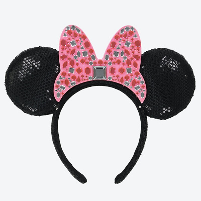 ストーンカチューシャ（ピンク）