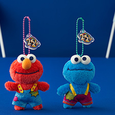 セサミストリートペアマスコットキーチェーン