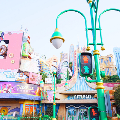 上海ディズニーランドのズートピアエリア