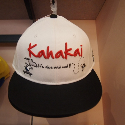 スヌーピーロゴキャップ