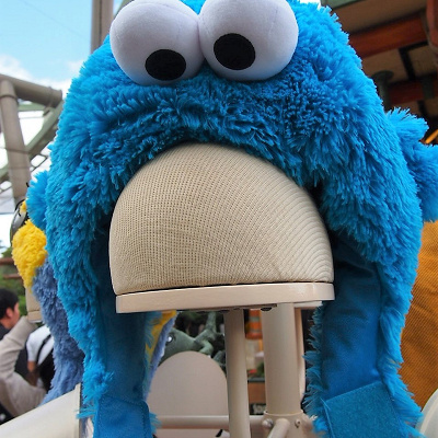 クッキーモンスターぬいぐるみハット