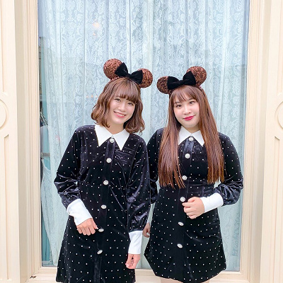 スパンコールカチューシャ パープル キャステル Castel ディズニー情報