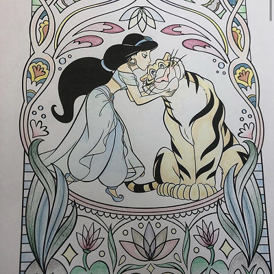 ディズニープリンセスイラスト集 ジャスミン ラジャー キャステル Castel ディズニー情報