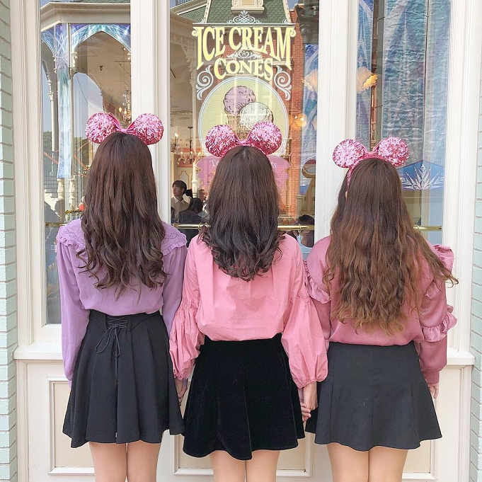 ピンクコーデ キャステル Castel ディズニー情報