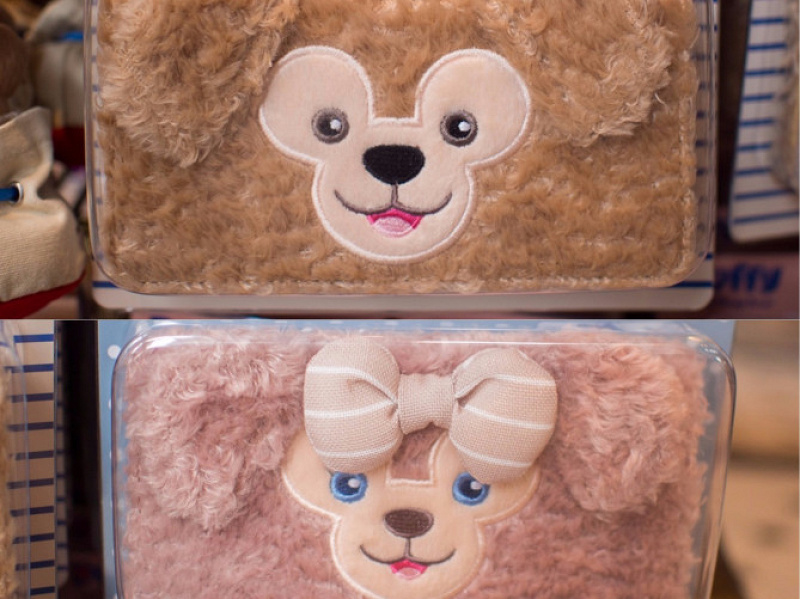 18 ダッフィー フレンズの手帳型スマホケース全4種 もこもこのダッフィー シェリー