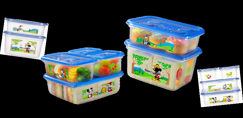 22 ディズニーデザインのジップロックコンテナーが登場 ミッキー フレンズがデザインされた