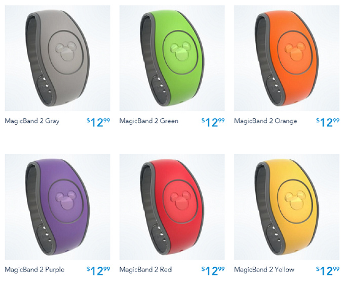 日本未上陸 ディズニー マジックバンド デザインや色がたくさん