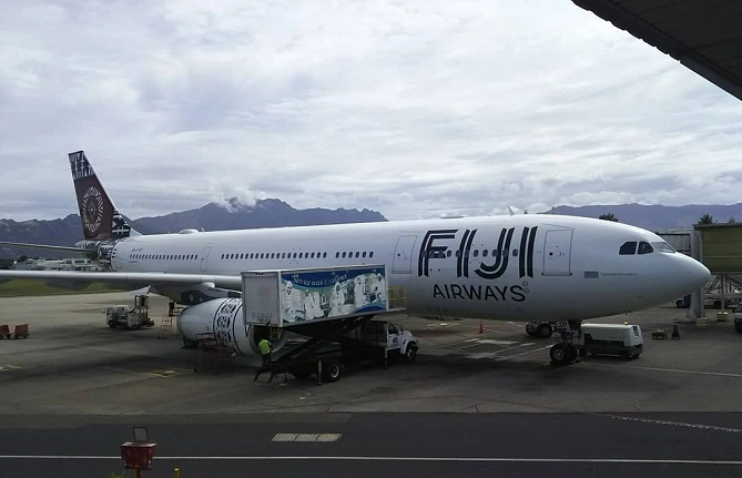 フィジーエアウェイズの飛行機
