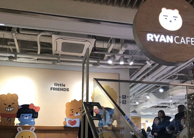 ソウル市内のカカオフレンズストア