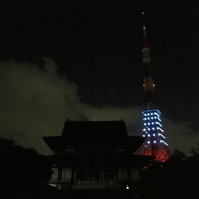 満月ダイヤモンドヴェールの東京タワー