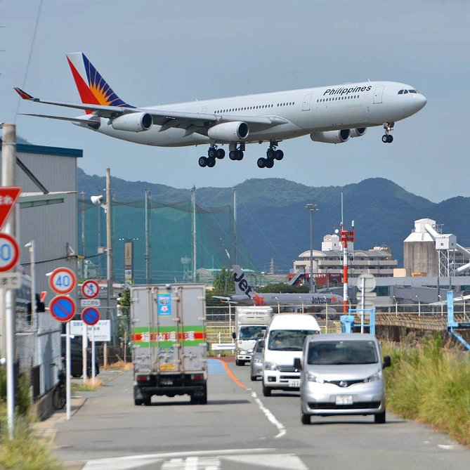 フィリピン航空の飛行機