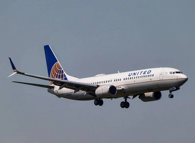 ユナイテッド航空の飛行機