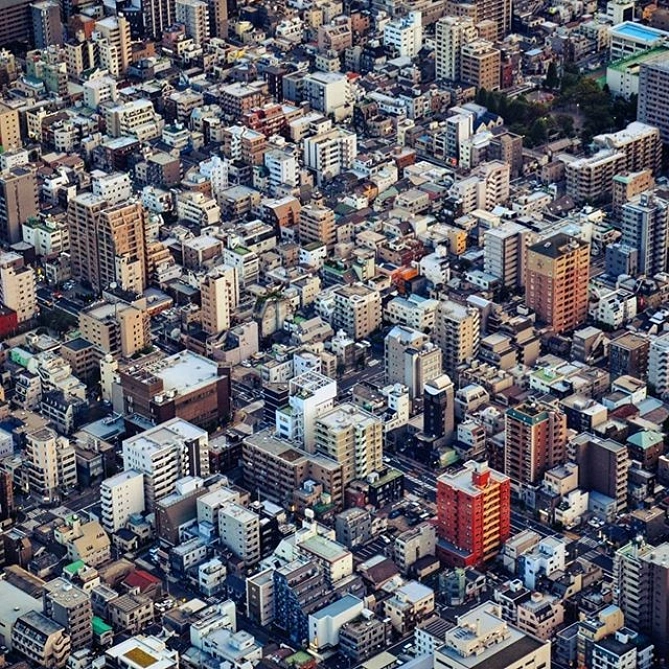 東京スカイツリーから見える景色